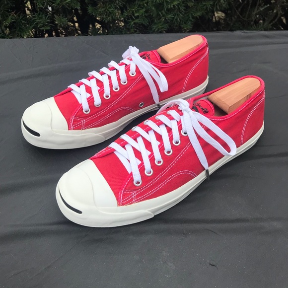 Converse | Shoes | Host Pick Converse Jack Purcell Low Top Red | Poshmark